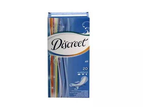 дискрит эйр мультиформ прокладки ежедневные 20 шт