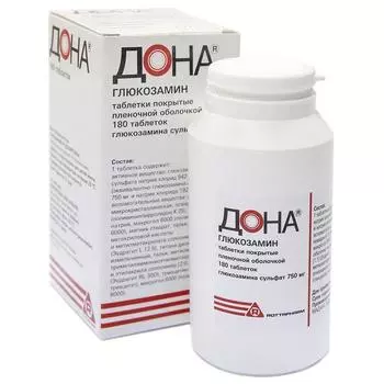 дона таблетки 750 мг N180