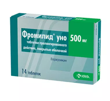 фромилид уно 500 мг 14 табл