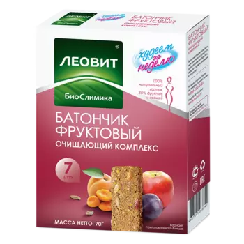 худеем за неделю батончик фруктовый очищающий n7