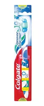 колгейт зубная щетка тройное действие средняя