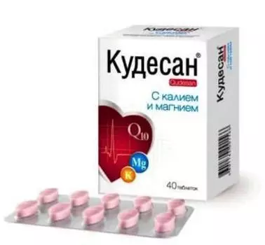 кудесан кардио калий и магний 40 табл
