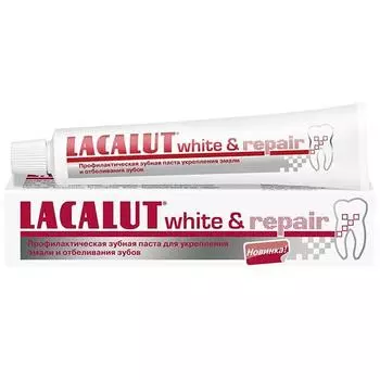лакалют зубная паста уайт энд репэир 75 мл