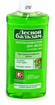 лесной бальзам ополаскиватель дуб и пихта при кровоточивости десен 400 мл