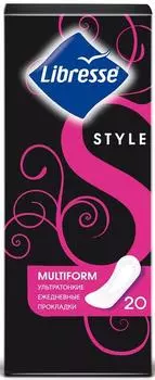 либресс прокладки ежедневные стайл мультиформ 20
