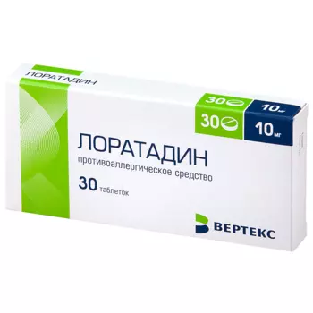 лоратадин 10 мг 30 табл