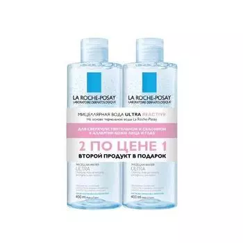 ля рош позе мицеллярная вода ультра рк 400 мл 2 реактивная кожа