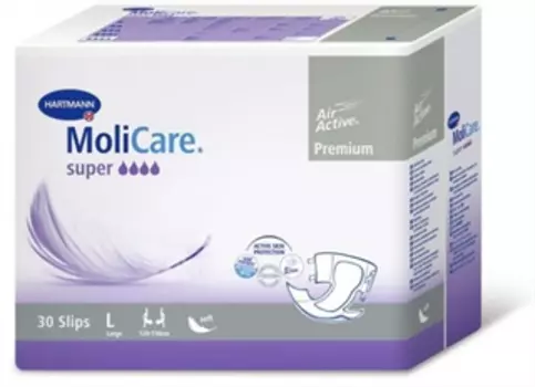 моликар премиум супер подгузники р l 30 шт