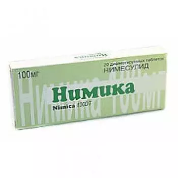 нимика 100 мг 20 табл
