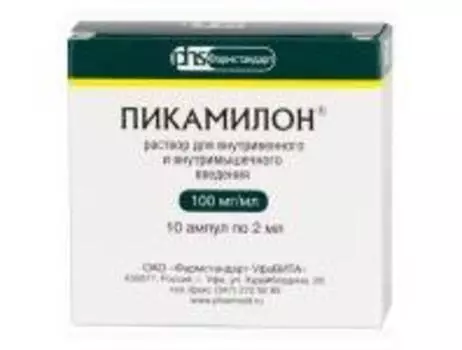 пикамилон р-р для ин 5% 2 мл 10 амп