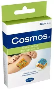 пластырь космос kids 6*10 10 шт