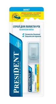 президент спрей для рта без спирта мята 20 мл