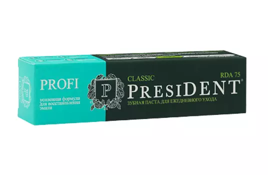 президент зубная паста профи классик 50 мл