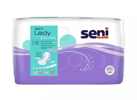 сени леди экстра прокладки урологические 15 шт