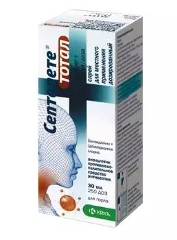 септолете тотал спрей 30 мл