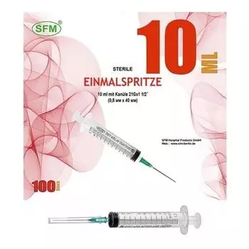 шприц одноразовый 10 мл