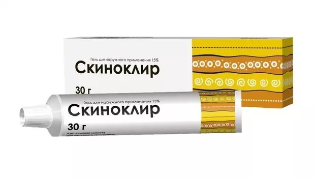 скиноклир гель 15% 30 г