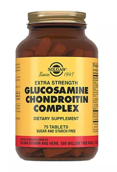 солгар глюкозамин-хондроитин плюс 75 табл