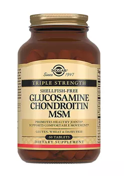 солгар комплекс глюкозамина и хондроитина 60 табл