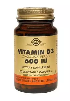 солгар витамин d3 600 ме 60 капс