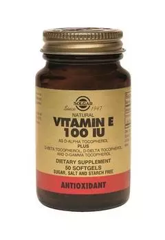 солгар витамин е 100 ме 50 капс