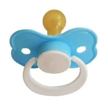 соска-пустышка бабочка с кольцом в упаковке