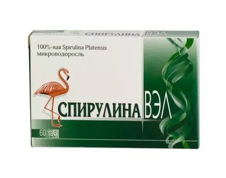 спирулина вэл 60 табл