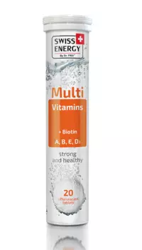 свисс энерджи мультивитамин плюс биотин 20 шипучие таблетки