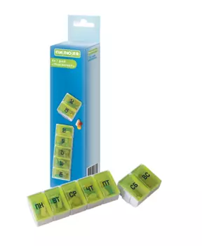 таблетница пилюля на 7 дней трансформер