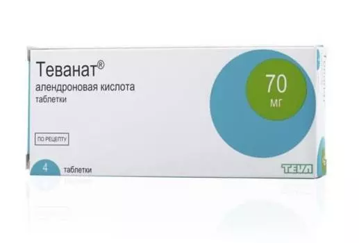 теванат 70 мг 4 табл