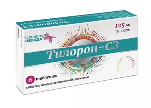 тилорон-сз 125 мг 6 табл