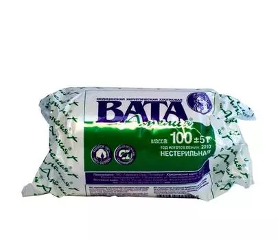 вата нестерильная 100 г амелия