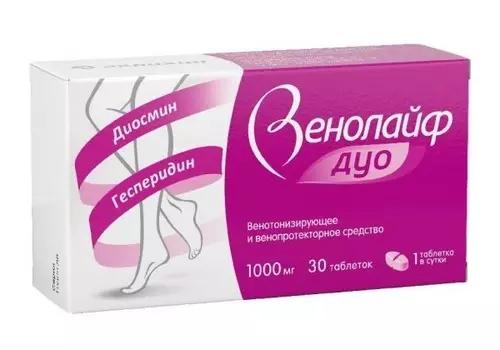 венолайф дуо 1000 мг 30 табл