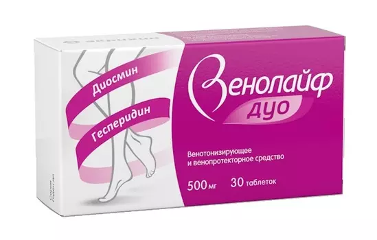 венолайф дуо 500 мг 30 табл