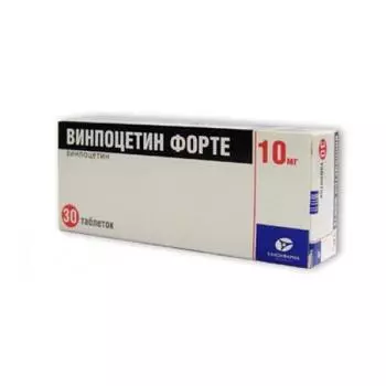 винпоцетин форте 10 мг 30 табл
