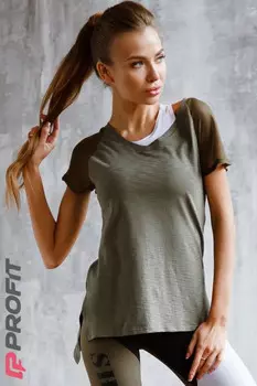 Футболка с вырезом на спине mk.100.27