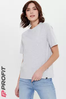 Футболка серый меланж mk.200.02