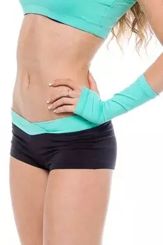 Рукава средние мятные