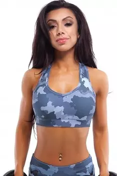 Спортивный топ с поддержкой tb.021.903 камуфляж