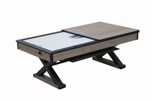 Аэрохоккей «Superior» 7 ф со столешницей, в комплекте аксессуары (221 x 120 x 82 см,мореный дуб)