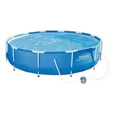 Бассейн каркасный круглый INTEX 56416 +фильтрующий насос