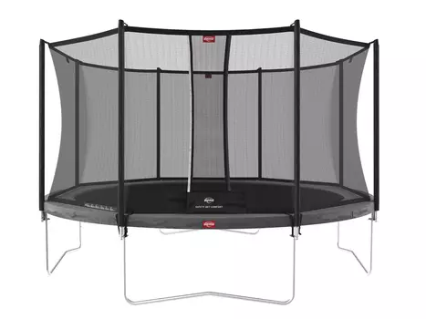 Батут BERG Favorit Grey 430 + защитная сетка Safety Net Comfort