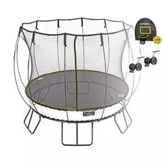 Батут круглый Springfree R79 HW с корзиной для мяча и колесиками