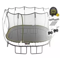 Батут квадратный Springfree S113 HAW с корзиной для мяча, фиксаторами и колесиками