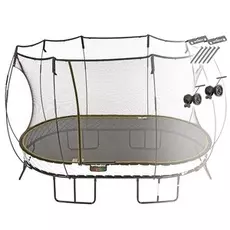 Батут овальный Springfree O92 AW с фиксаторами и колесиками