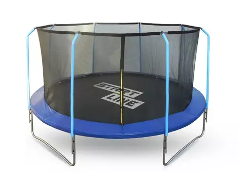 Батут Start Line Fitness 12 футов (366 см) с внутренней сеткой и держателями