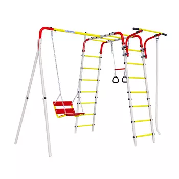 Дачный комплекс Весёлая лужайка-2 + ЦЕПНЫЕ качели Romana R 103.25.04 NEW