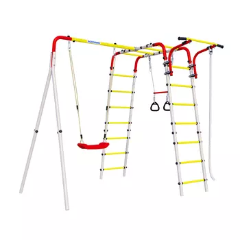 Дачный комплекс Весёлая лужайка-2 + ПЛАСТИКОВЫЕ качели Romana R 103.25.04 NEW