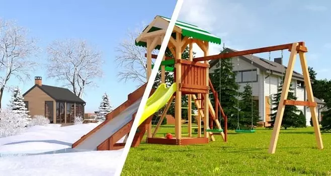 Детская площадка Савушка 4 сезона - 4