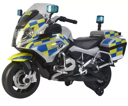 Детский мотобайк BARTY BMW R1200RT-P Police Motоbaike синий с серым